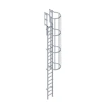 Escalera marina con protección de aluminio