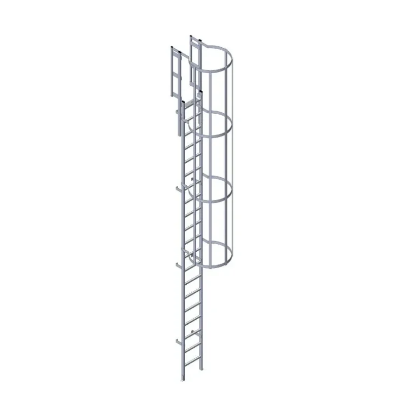 Escalera marina con protección de aluminio