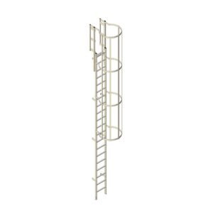 Escalera marina con protección de fibra de vidrio