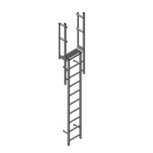 Escalera fija de acero